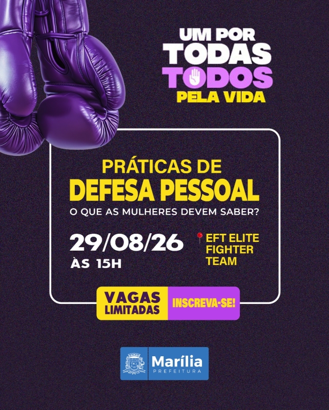 Noticia marilia-promove-aula-gratuita-de-defesa-pessoal-para-mulheres-no-dia-29-de